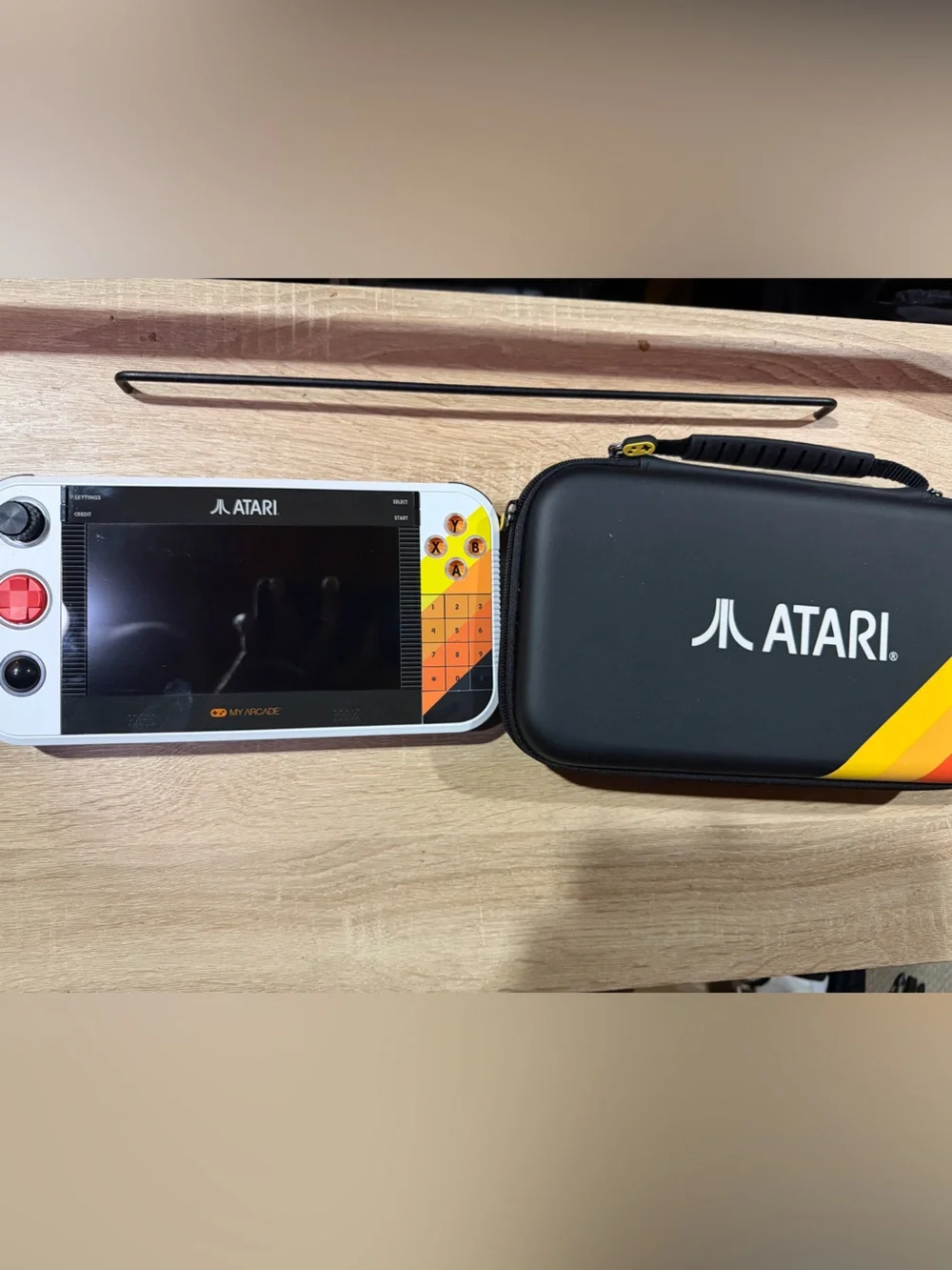 Sold-Atari GameStation Go Portable Handheld Arcade 200+ Games With Travel Case